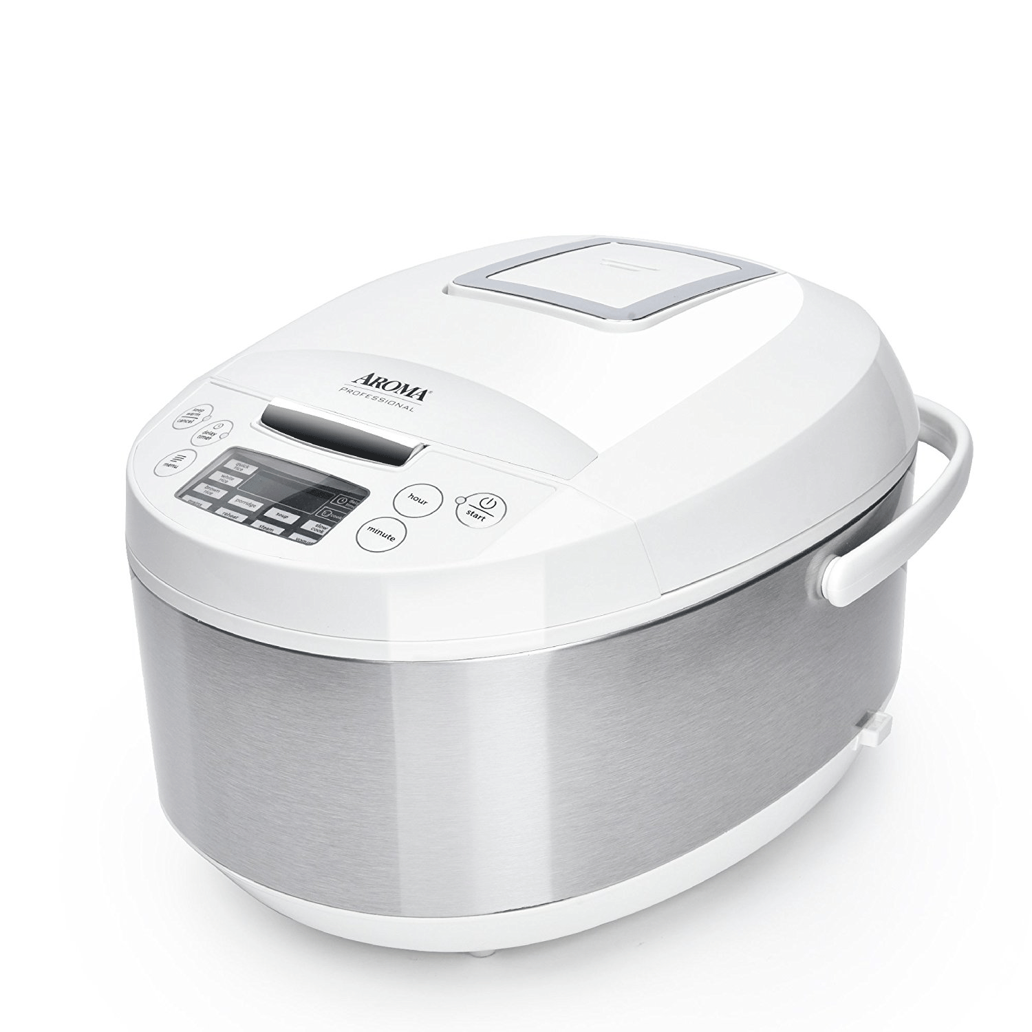 Aroma ARC-1033E 60-Cup Commerical Electronic Rice Cooker, White